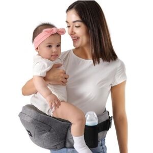 NEW Gray Baby Hip Seat Carrier